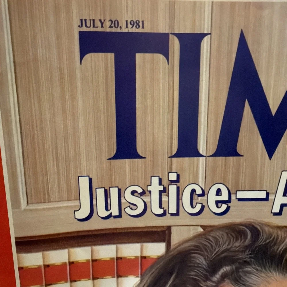 Time Magazine July 20, 1981- Sandra O'Connor Justice At Last M167!